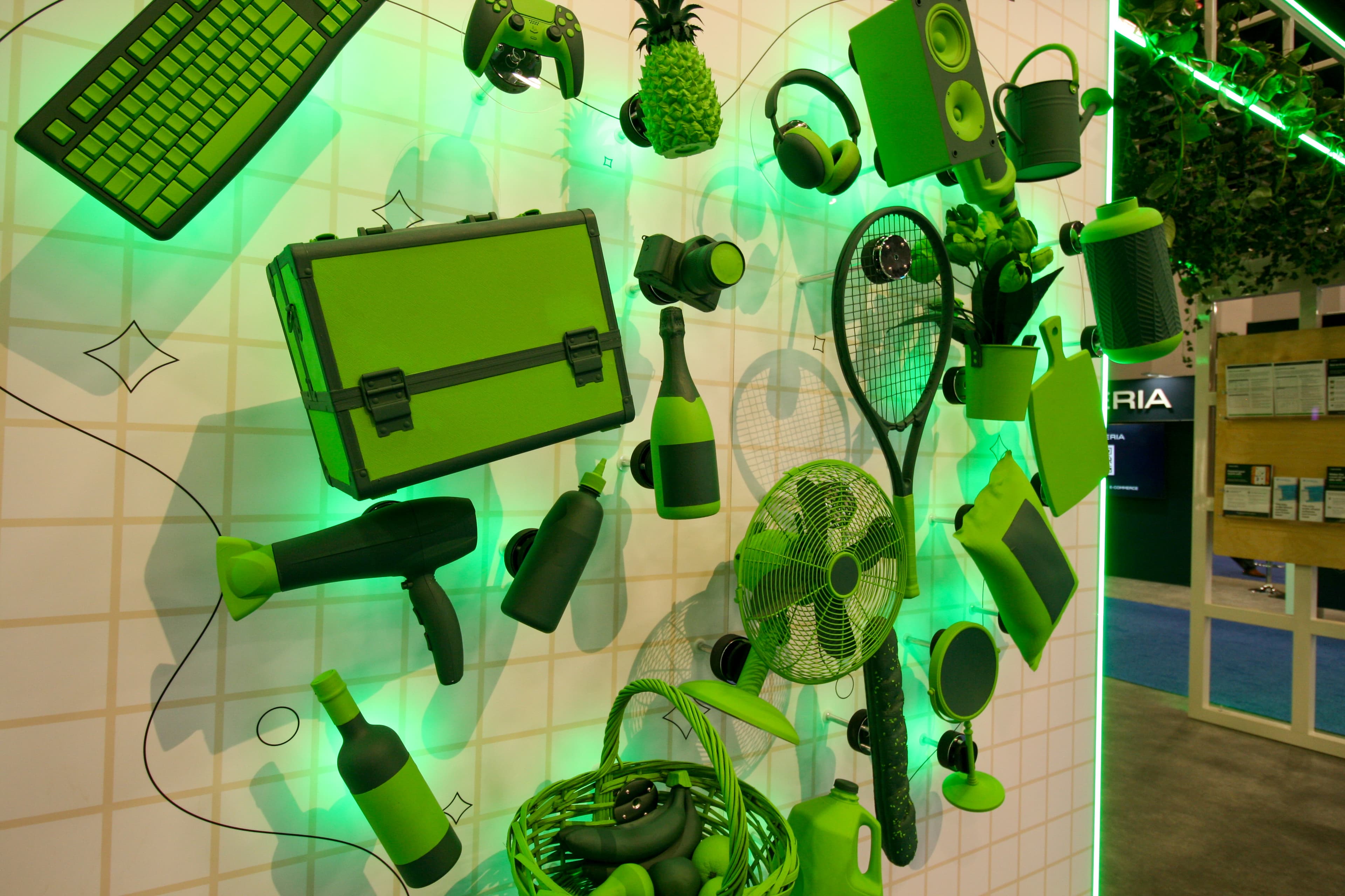 Instacart 3D Product Wall