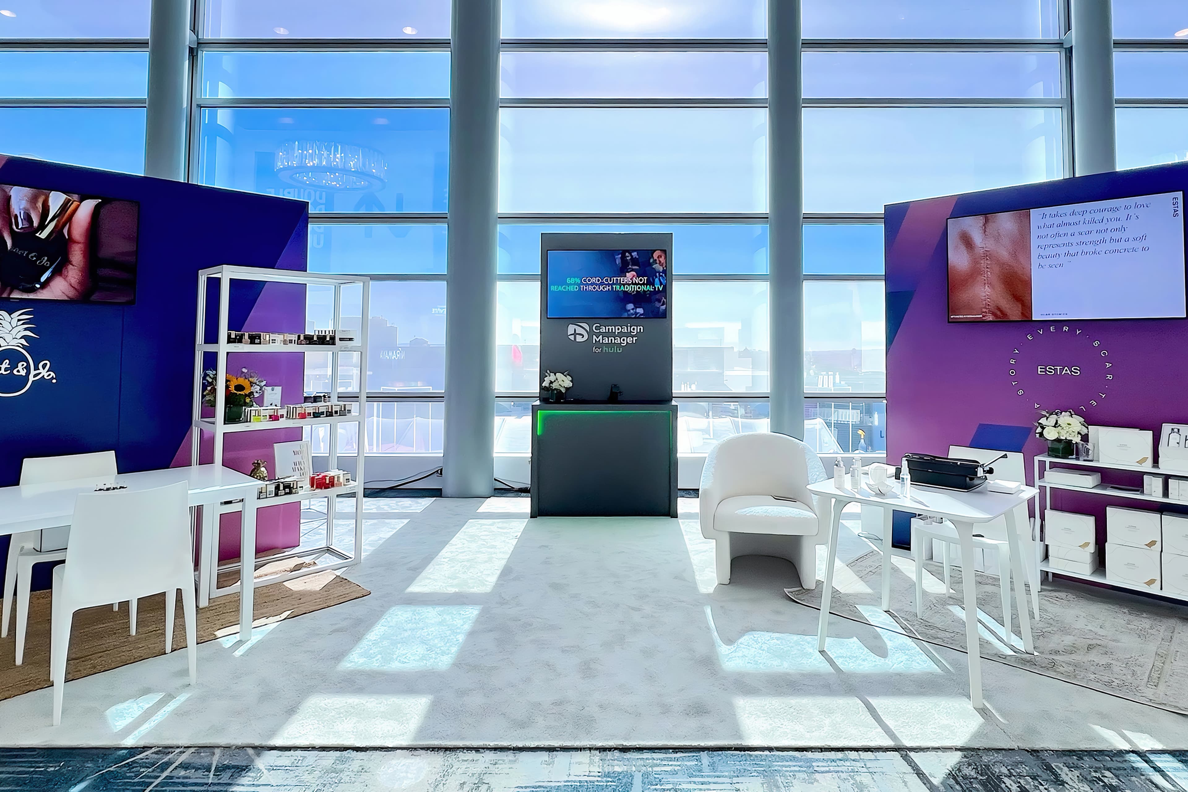 Project Elevate With Disney, custom exhibit installation, for AdColor Conference